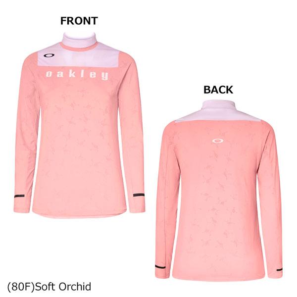 ゴルフ レディース ウェア オークリー OAKLEY ELEVATE クールストレッチ BREATH 長袖 モックシャツ 女性 GOLF | OAKLEY | 04