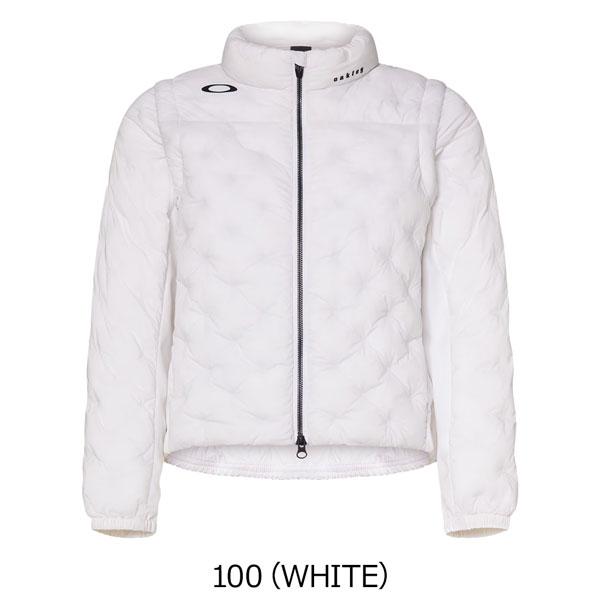 OAKLEY ゴルフ 中綿ジャケット ベスト 2way ホワイト OAKLEY ゴルフ 中綿ジャケット ベスト 2way ホワイト オークリー