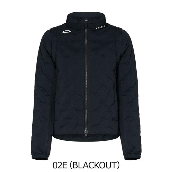 新品L オークリー OAKLEY ゴルフ 中綿ジャケット 2WAY ベスト