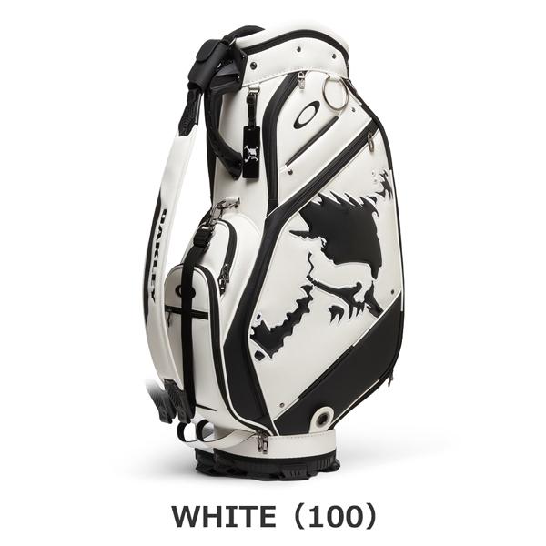 モ*ん様 オークリーOAKLEY SKULLキャディバッグ 9.5型やや使用感あ OAKLEY オークリー キャディバッグ SKULL GOLF BAG 18.0 9.5型