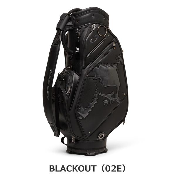 Oakley ゴルフバッグ 黒 OAKLEY オークリー キャディバッグ SKULL GOLF BAG 18.0 9.5型