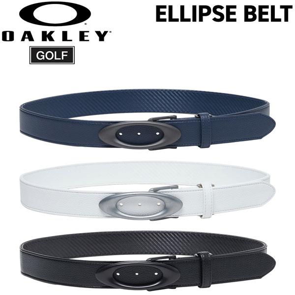 オークリー ゴルフ ベルト OAKLEY ELLIPSE BELT ウェスト95cmまで対応 合成皮革 レザー調 | OAKLEY