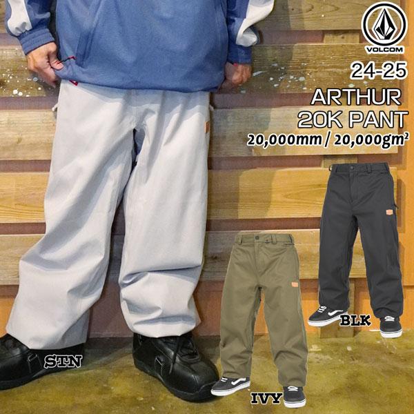 VOLCOM スノーボード ウエア 24-25 ボルコム ARTHUR 20K PANT VOLCOM スノーボード ウエア 24-25 ボルコム ARTHUR 20K PANT
