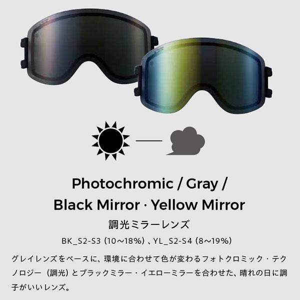 DICE（ダイス） 25-26 グッドマン MBK 調光×グレイ/ブラックミラー