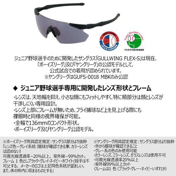 SWANS（スワンズ） サングラス GULLWING FLEX-S ジュニア GUFS-0018
