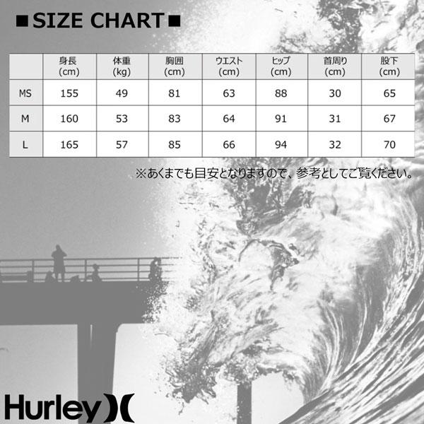 Hurley（ハーレー） ロングジョン WOMENS 25 HURLEY WMS ICON 3/2mm