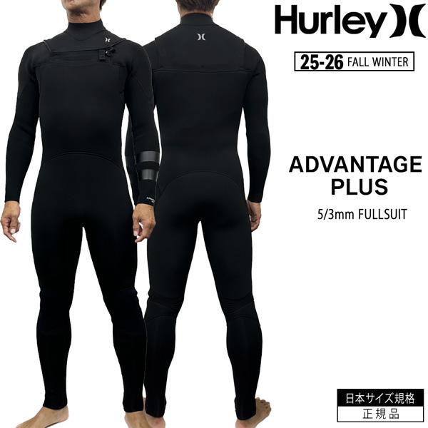 Hurley ハーレー セミドライスーツ 裏起毛 5×3㎜　サーフィン Hurley（ハーレー） セミドライ メンズ 25-26 HURLEY ADVANTAGE PLUS 5