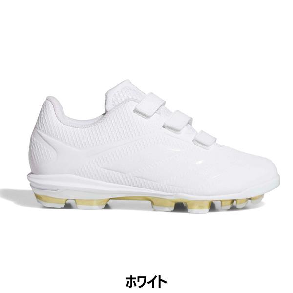 アディダス 野球 少年用 スパイク adidas アディゼロ Electric JP TPU K VELC ジュニア ベースボールスパイク ホワイト | adidas | 14