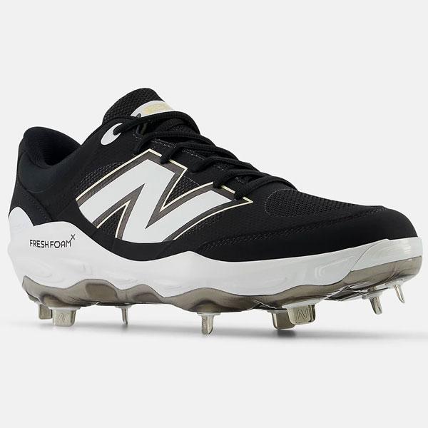ニューバランス 野球スパイク 金具スパイク 金属スパイク スパイク 軽量 幅広 New Balance L3000 Fresh Foam X 幅2E相当 ブラック | New Balance | 15