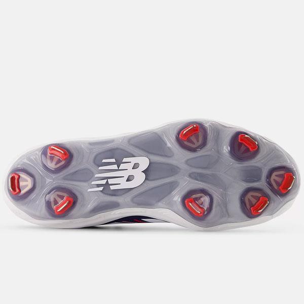 ニューバランス 野球スパイク 金具スパイク 金属スパイク スパイク 軽量 幅広 New Balance L3000V7 Fresh Foam X メタル 幅2E相当 ネイビー/レッド | New Balance | 17