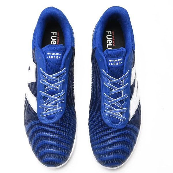 ニューバランス New Balance 野球スパイクシューズ ウレタンソール 埋め込み金具 一般用 L4040TB7 ブルー ワイズ2E P革加工不可 | New Balance | 03