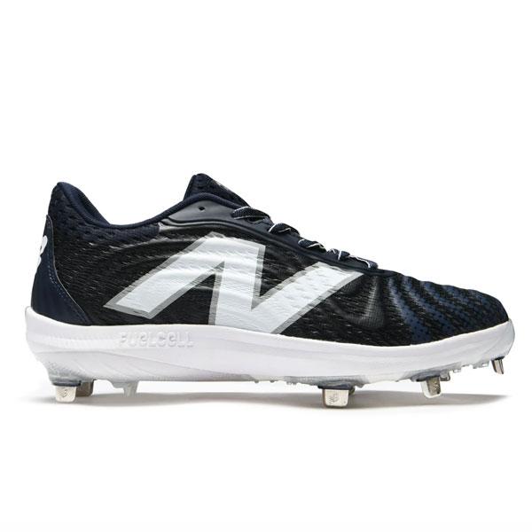 ニューバランス New Balance 野球スパイクシューズ ウレタンソール 埋め込み金具 一般用 L4040TN7 ネイビー ワイズ2E P革加工不可 | New Balance | 02
