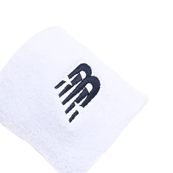 ニューバランス New Balance 野球 テニス ランニング ウェア NBロゴ刺繍 パフォーマンス リストバンド lam55663-WT メール便配送 | New Balance | 02