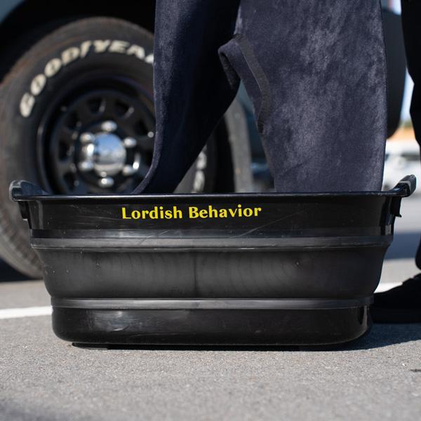 ローディッシュビヘイビア ビーチタブ Lordish Behavior LB beach tab ビーチバケツ BLACK 高機能バケツ 折りたたみ式 | SYNDICATE | 04