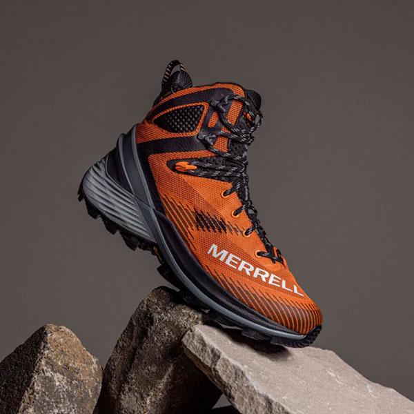 メレル ローグ MERRELL ROGUE HIKER MID GORE-TEX カラー：ORANGE 