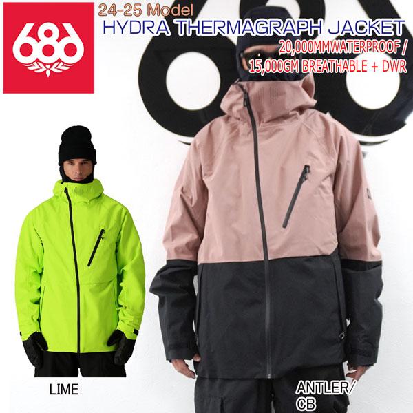 スノーボード ウェア 24-25 686 SIXEIGHTSIX シックスエイトシックス HYDRA THERMAGRAPH JACKET 24-25-JK-686 | 686