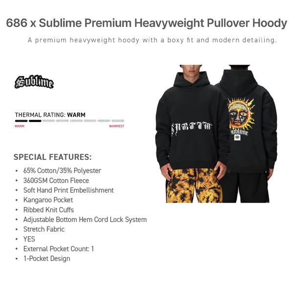 25-26 シックスエイトシックス サブライムプレミアムヘビーウエイトプルオーバー 686 SIXEIGHTSIX SUBLIME HOODY ウエア 25-26-JK-686_3