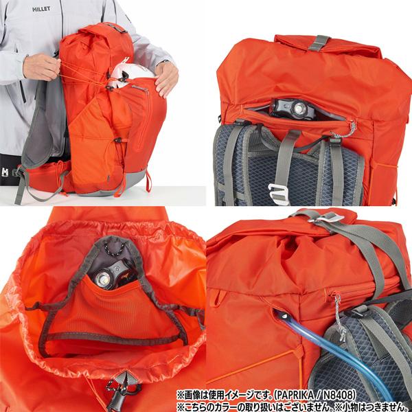ミレー MILLET GRX 30 バックパック 30L リュック 登山用 軽量 アウトドア ハイキング トレッキング 大容量 通気性 耐久性 mis01330 | MILLET | 15