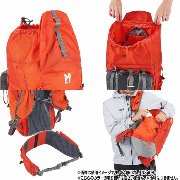 ミレー MILLET GRX 30 バックパック 30L リュック 登山用 軽量 アウトドア ハイキング トレッキング 大容量 通気性 耐久性 mis01330 | MILLET | 16