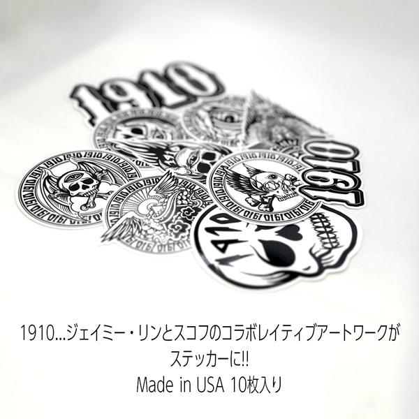 9teenten　ナインティーンテン　ステッカー ナインティーンテン 1910 ステッカーパック 10枚 ARTWORKS STICKER