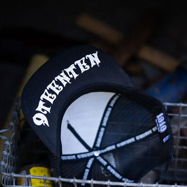 キャップ ブラック ロゴ入り 1910 キャップ ACE OF SNAKES TRUCKER ms126266 メッシュキャップ
