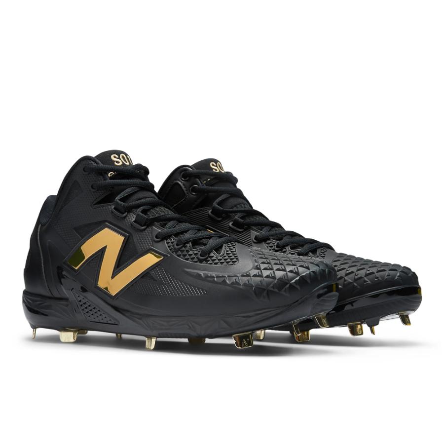 値下げ ニューバランス 野球 金具スパイク 埋込スパ 軽量 New Balance Ohtani V1メタル 大谷モデル 幅2E相当 BK1 ブラック | New Balance | 16