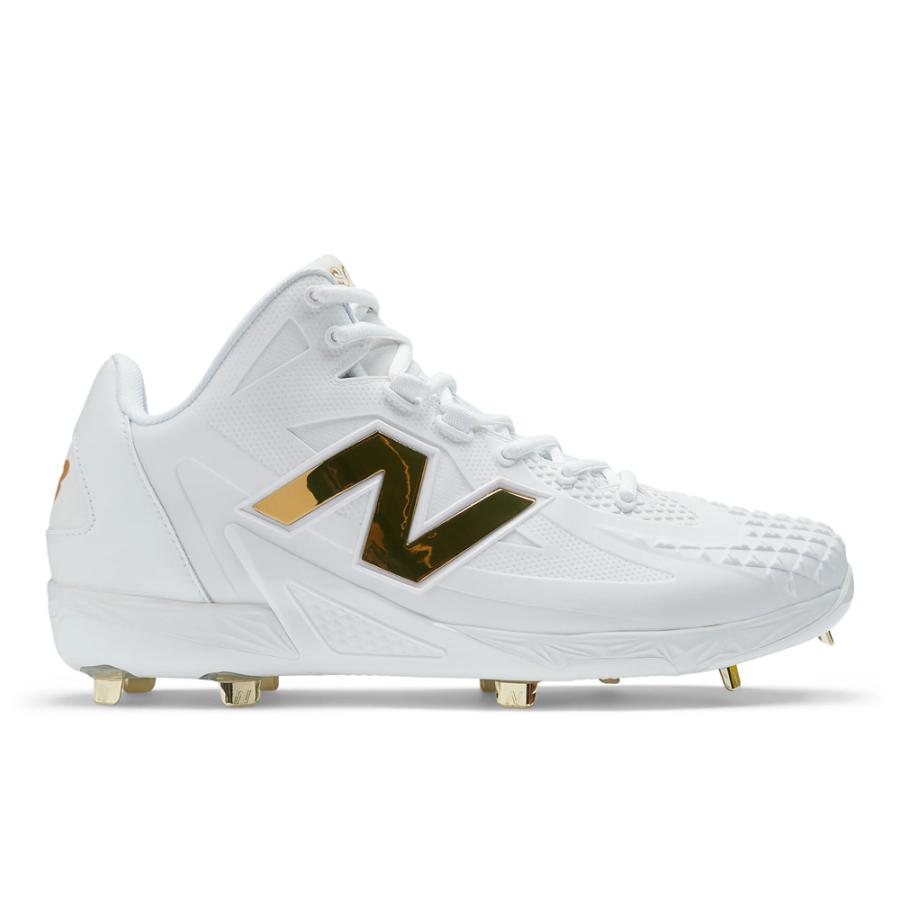 値下げ ニューバランス 野球 金具スパイク 埋込 白スパ 軽量 New Balance Ohtani V1メタル 大谷モデル 幅2E相当 ホワイト | New Balance | 15