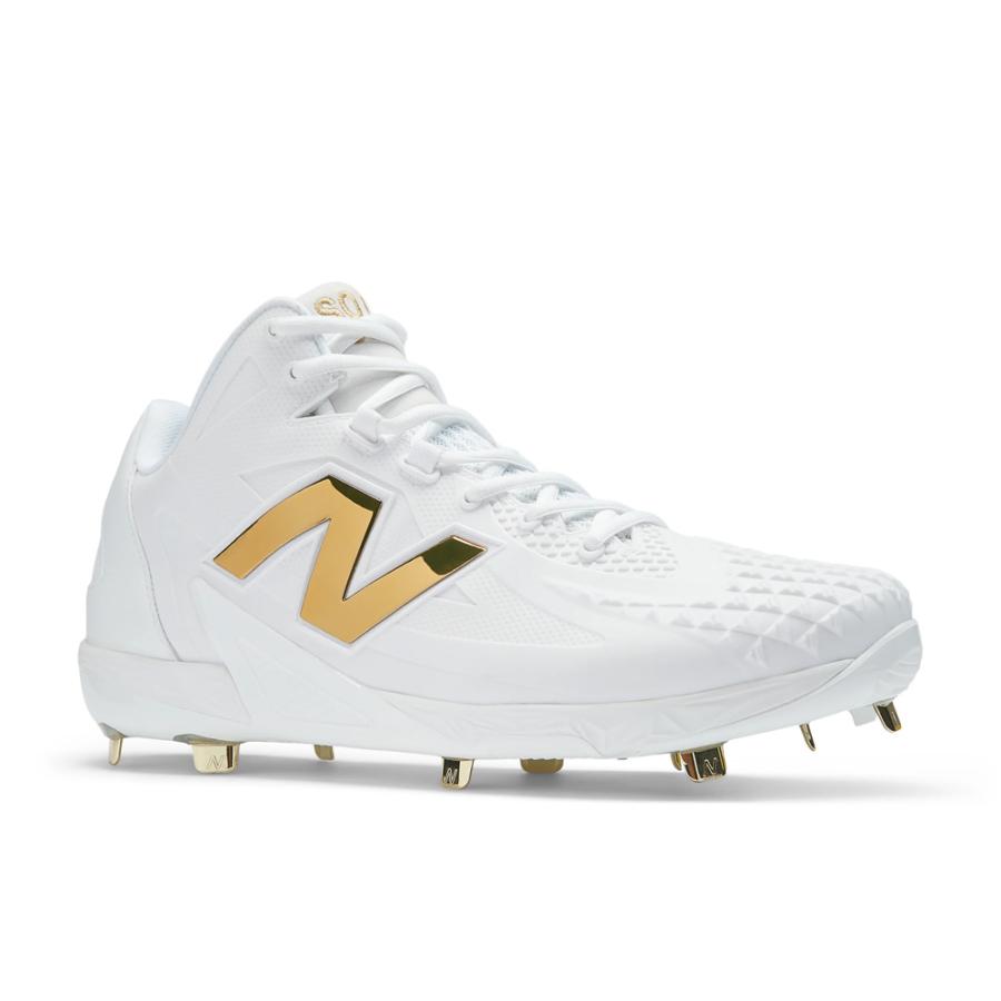 値下げ ニューバランス 野球 金具スパイク 埋込 白スパ 軽量 New Balance Ohtani V1メタル 大谷モデル 幅2E相当 ホワイト | New Balance | 18