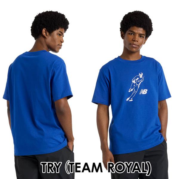 爆買 ニューバランス MT43717 New Balance 大谷翔平シグネチャーロゴ グラフィック 半袖Tシャツ メール便配送 | New Balance | 03