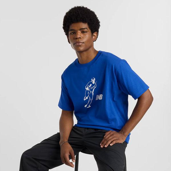 爆買 ニューバランス MT43717 New Balance 大谷翔平シグネチャーロゴ グラフィック 半袖Tシャツ メール便配送 | New Balance | 07