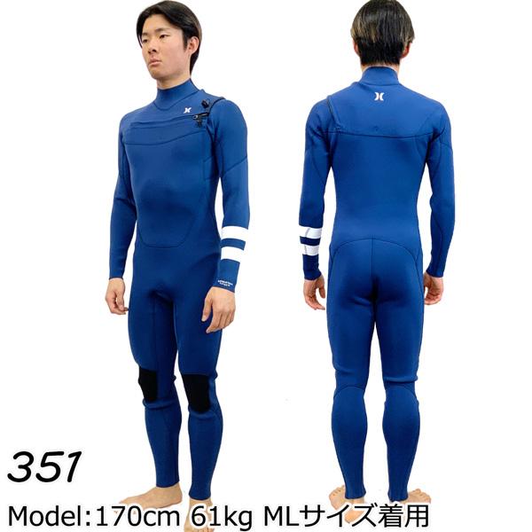 ウエットスーツ フルスーツ ハーレー 23 HURLEY ADVANTAGE PLUS 3/2mm FULLSUIT アドバンテージプラス チェストジップ 日本規格正規品｜move｜02