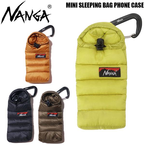 ジャパンブランド 日本正規品 NANGA ナンガ MINI SLEEPING BAG PHONE CASE ミニスリーピングバッグフォンケース メール便配送 | NANGA