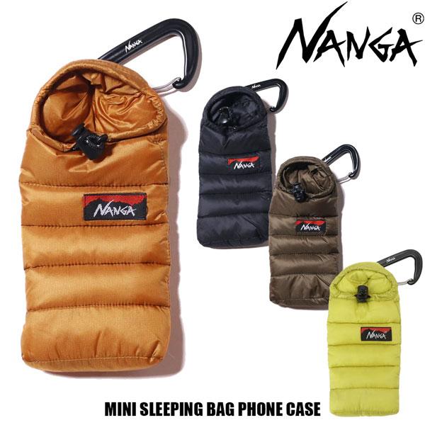 ジャパンブランド 日本正規品 NANGA ナンガ MINI SLEEPING BAG PHONE CASE ミニスリーピングバッグフォンケース メール便配送 | NANGA | 01