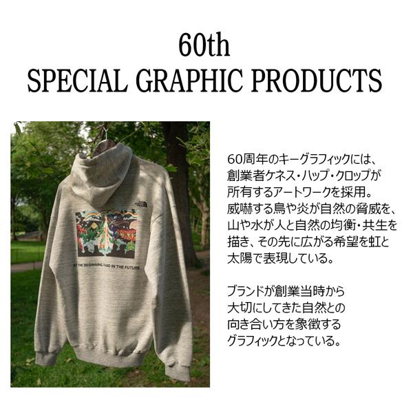 THE NORTH FACE 60TH GRAPHIC LOGO HOODY ザ・ノースフェイス 60周年グラフィックロゴ フーディ パーカー スウェット プルオーバー カジュアル | THE NORTH FACE | 12