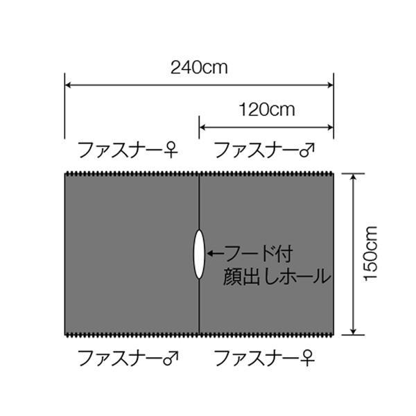 ダンロップ DUNLOP アンアクター 遮光ポンチョ  カラー：オリーブ | PUROMONTE | 04