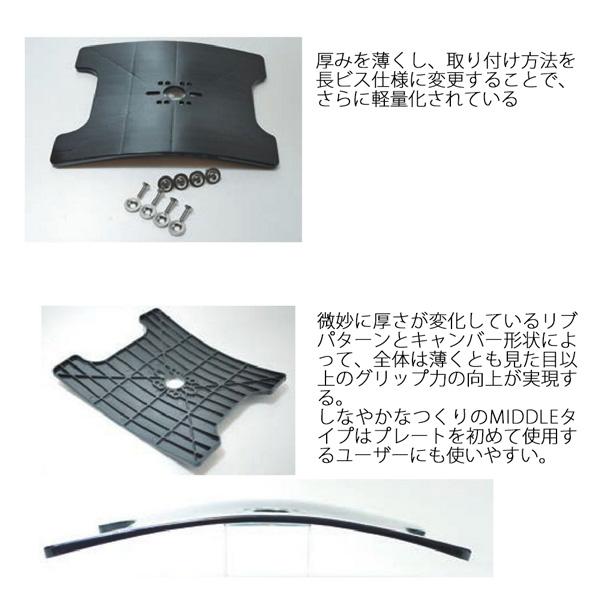 OJK カービングプレート　ブラック　middle ミドル 最新！OJKプレート カービングプレート フリースタイル用