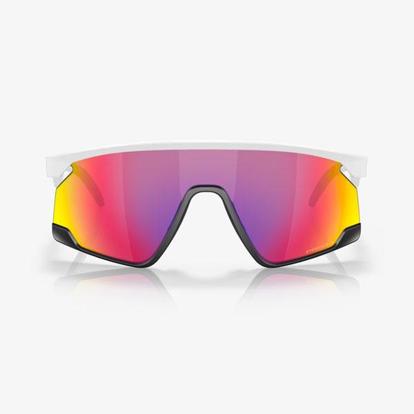 オークリー サングラス BXTR OAKLEY フレーム Matte White/Matte Black レンズ Prizm Road 自転車 ロード スポーツの画像