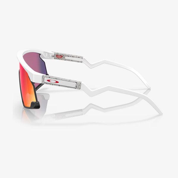 オークリー サングラス BXTR OAKLEY フレーム Matte White/Matte Black レンズ Prizm Road 自転車 ロード スポーツの画像