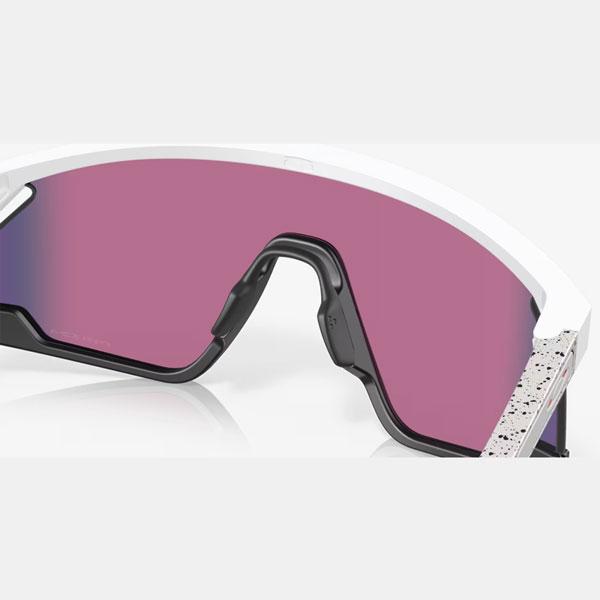 オークリー サングラス BXTR OAKLEY フレーム Matte White/Matte Black レンズ Prizm Road 自転車 ロード スポーツの画像