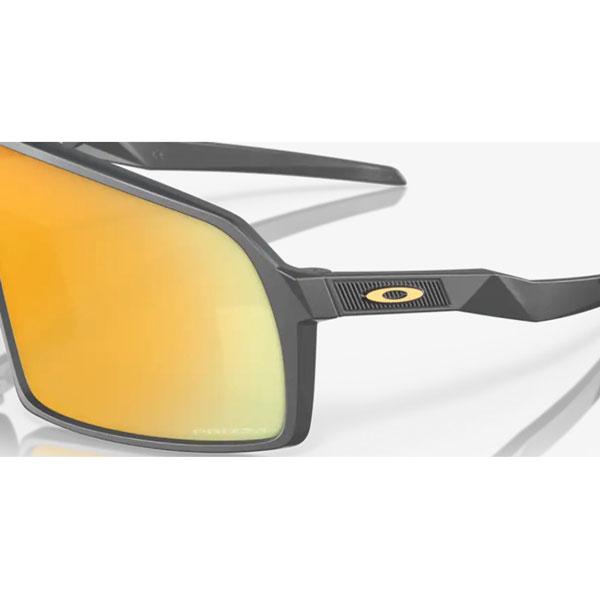 オークリー サングラス ストロS OAKLEY SUTRO S Matte Carbon Prizm 24K ロードの画像