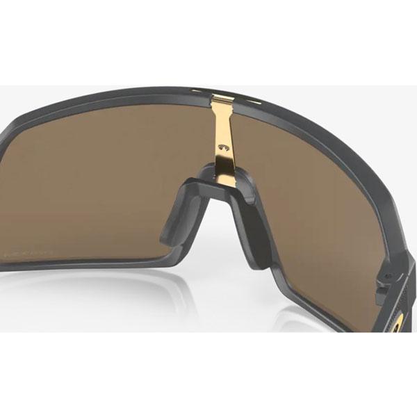 オークリー サングラス ストロS OAKLEY SUTRO S Matte Carbon Prizm 24K ロードの画像