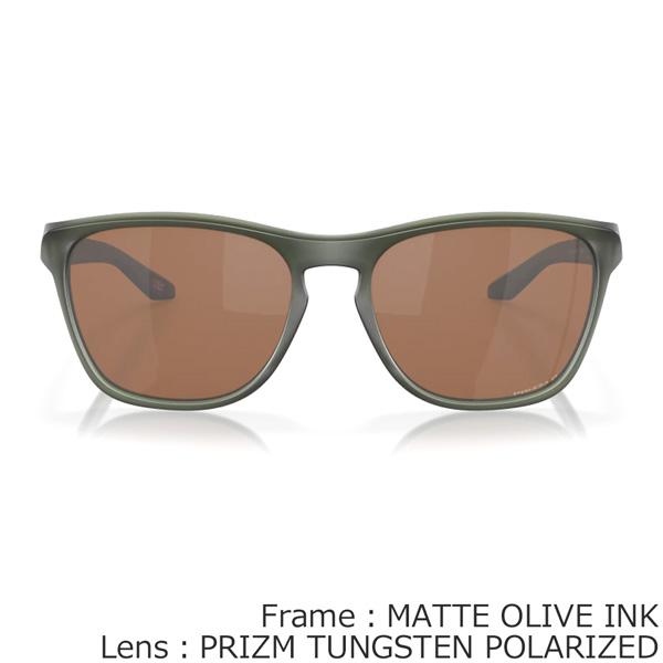 オークリー サングラス 偏光レンズ OAKLEY MANORBURN マナーバーン Matte Olive Ink Prizm Tungsten Polarized カジュアルの画像