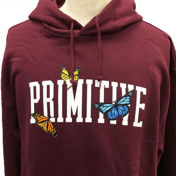 スケート ウェア パーカー PRIMITIVE COLLEGIATE BUTTERFLIES HOOD プリミティブ プルオーバー SK8 スケボー | PRIMITIVE | 04