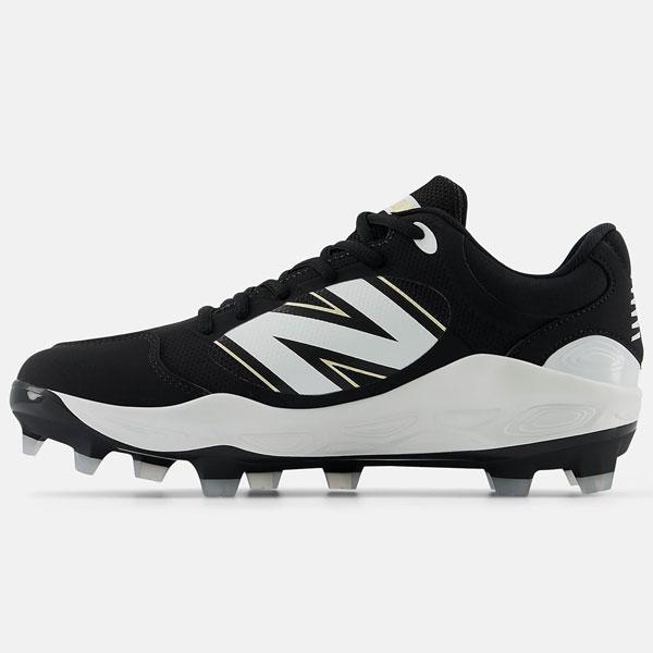 ニューバランス 野球スパイク ウレタンスパイク ポイントスパイク 黒スパイク スパイク 軽量 幅広 New Balance PL3000幅2E相当 ブラック | New Balance