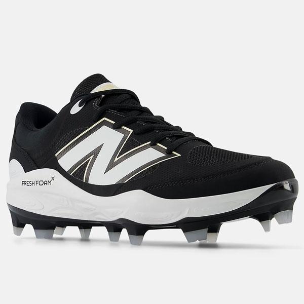 ニューバランス 野球スパイク ウレタンスパイク ポイントスパイク 黒スパイク スパイク 軽量 幅広 New Balance PL3000幅2E相当 ブラック | New Balance | 17