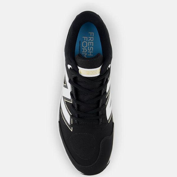 ニューバランス 野球スパイク ウレタンスパイク ポイントスパイク 黒スパイク スパイク 軽量 幅広 New Balance PL3000幅2E相当 ブラック | New Balance | 18