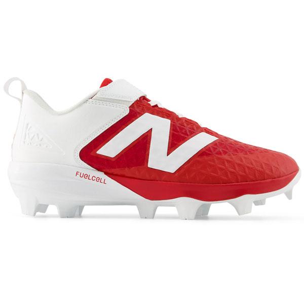 ニューバランス スパイク New Balance 野球 シューズ ポイントスパイク スタッドソール 一般用 FuelCell 4040 PU MOLDED V8 PL4040R8 RED ワイズ2E P革加工不可 | ALDO