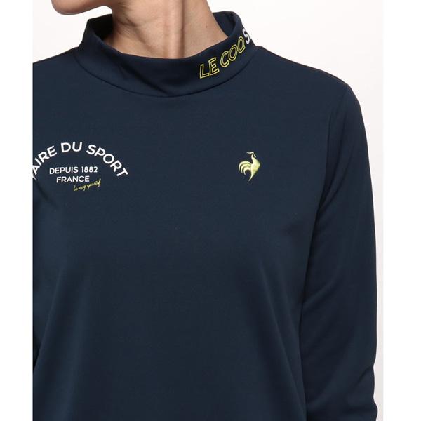 ルコックスポルティフ 長袖モックネック【ネイビーブルー/L】新品！ le coq sportif 値下げ ルコックスポルティフ 長袖モックネック