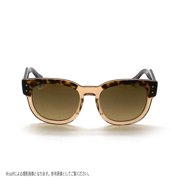 国内正規品Ray-Ban / レイバン　サングラス HAWKEYE ホークアイ レイバン RayBan サングラス HAWKEYE 52mm 透明ブラウン上にハバナ