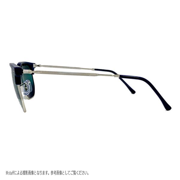 レイバン サングラス 偏光レンズ ニュークラブマスター RayBan NEW CLUBMASTER 6656G6(53サイズ) BLUE ON SILVER / POLAR BLUE MIRROR｜move｜02